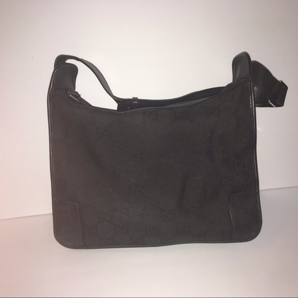Black Gucci canvas handbag - Picture 13 of 16
